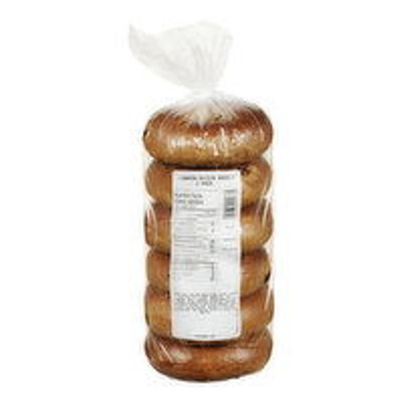 Bake Shop - Cinnamon Raisin Bagels, 6 Each
