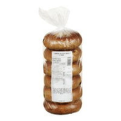 Bake Shop - Cinnamon Raisin Bagels, 6 Each
