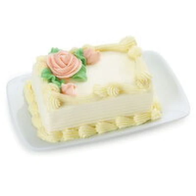 Bake Shop - Frozen White Celebration Cake 4x6, 1 Each