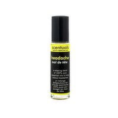 Scentuals - Aromatherapy Roll On, Headache, 9 Millilitre