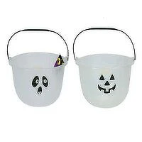 Halloween - Glow in the Dark Pail 8in, 1 Each