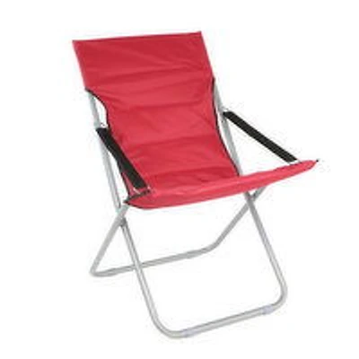 Steel - Frame Folding Chair, Red, 1 Each