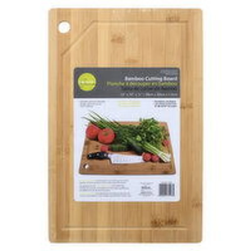 L Gourmet - Bamboo Cutting Board 10x15, 1 Each