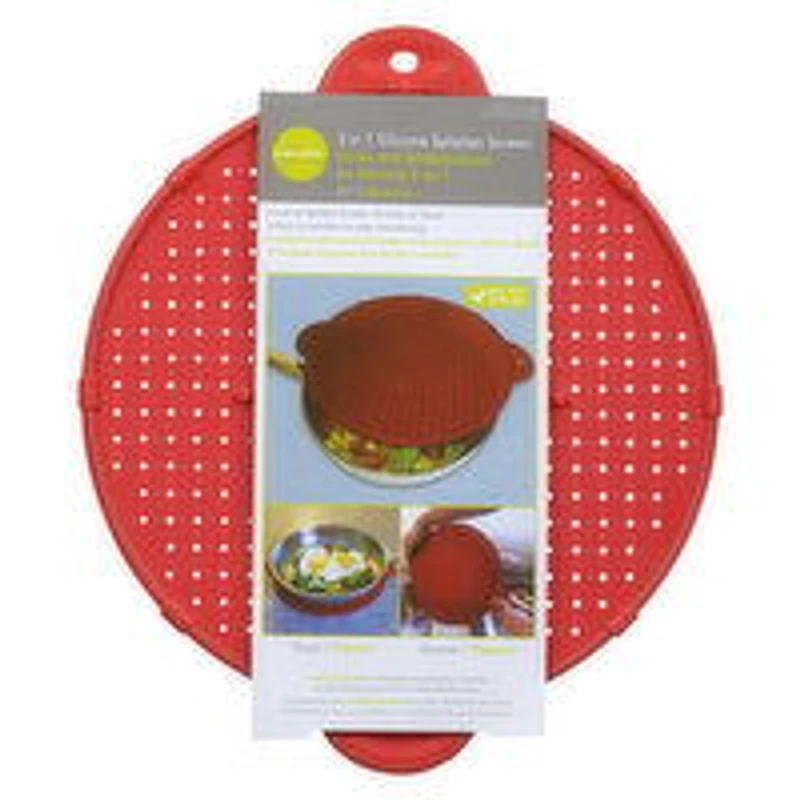 L Gourmet - 3 in 1 Silicone Splatter Screen, 1 Each