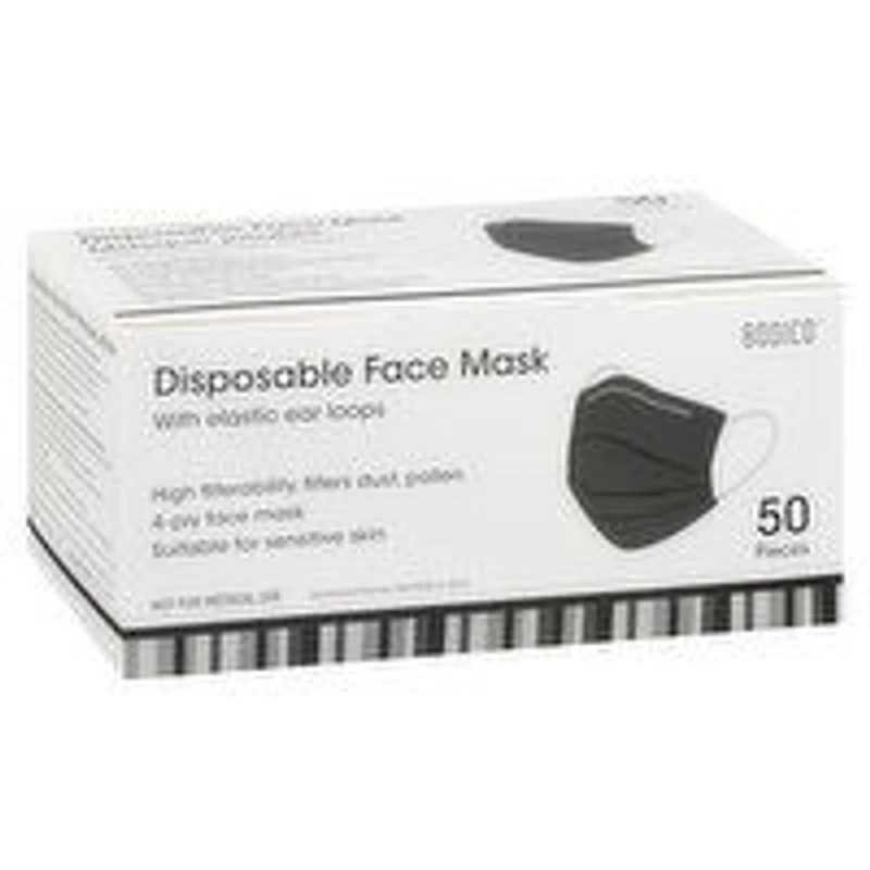 Bodico - Disposable Face Mask 4-ply, 50 Each