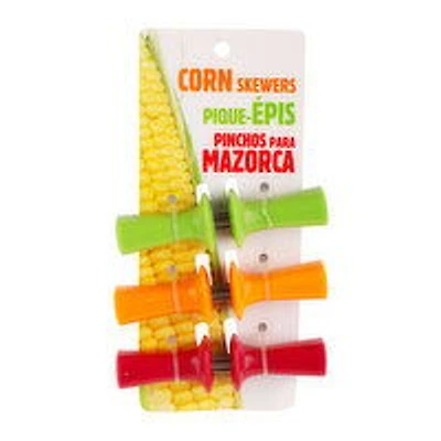 Luciano Gourmet - Corn Holder 6 Piece, 1 Each