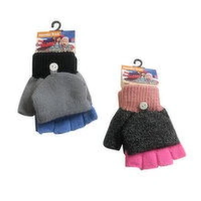 Nordic Trail - Kids 2-in-1 Fingerless Gloves, 1 Each