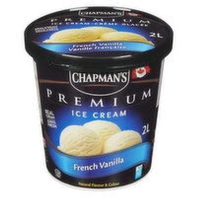 Chapman's - Premium Ice Cream - French Vanilla, 2 Litre