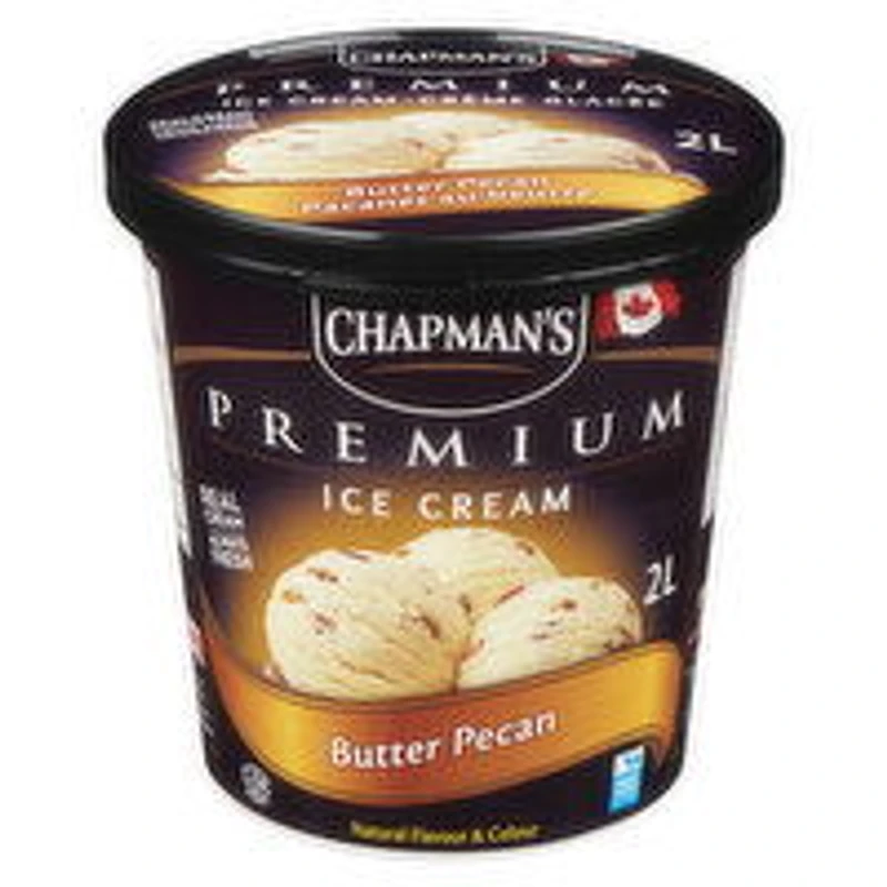 Chapman's - Premium Ice Cream Butter Pecan, 2 Litre