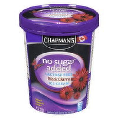 Chapman's - Lactose Free Black Cherry Ice Cream NSA, 1 Litre