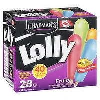 Chapman's - Lil Lolly Ice Bars - Fruity, 28 Each