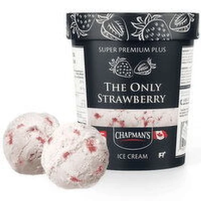 Chapman's - Super Premium Plus The Only Strawberry Ice Cream, 500 Millilitre