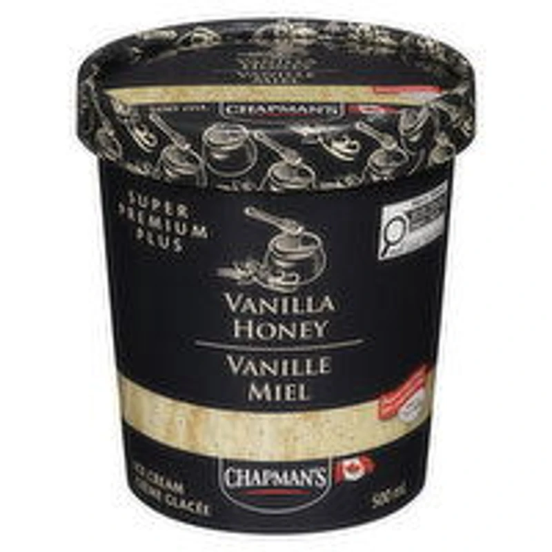 Chapman's - Super Premium Plus Vanilla Honey Ice Cream, 500 Millilitre