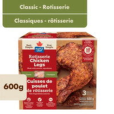 Maple Leaf - Rotisserie Chicken Legs, 600 Gram