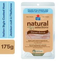 Maple Leaf - Natural Selections Italian Style Cooked Ham- Shaved, 175 Gram