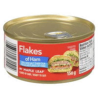 Maple Leaf - Flakes of Ham,  26% Less Salt, 156 Gram