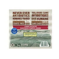 Greenfield Natural Meat Co. - Jumbo Wieners, 375 Gram