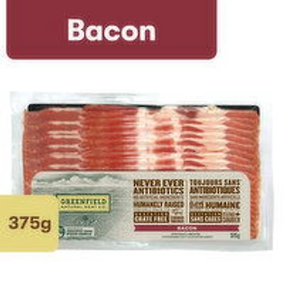 Greenfield Natural Meat Co. - Bacon Sliced, 375 Gram