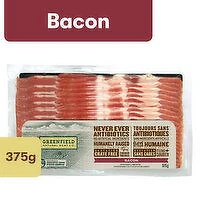 Greenfield Natural Meat Co. - Bacon Sliced, 375 Gram