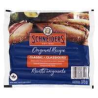 Schneiders - Original Recipe Classic Pork Wieners, 375 Gram