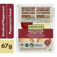 Greenfield Natural Meat Co. - Smoked Pepperoni Lunch Kit, 67 Gram