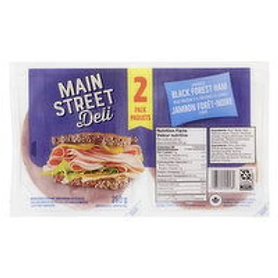 Main Street Deli - Smoked Black Forest Ham, 250 Gram