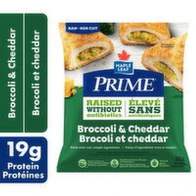Maple Leaf - Prime Raised Without Antibiotics, Chicken Cutlets - Broccoli & Cheddar, 568 Gram