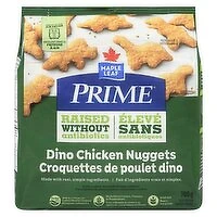 Maple Leaf - Prime Raised Without Antibiotics Dino Chicken Nuggets,, 700 Gram