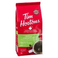Tim Hortons - Decaf Ground Coffee, Medium Roast, 300 Gram