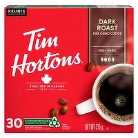Tim Hortons - Dark Roast Coffee K-Cups, 30 Each