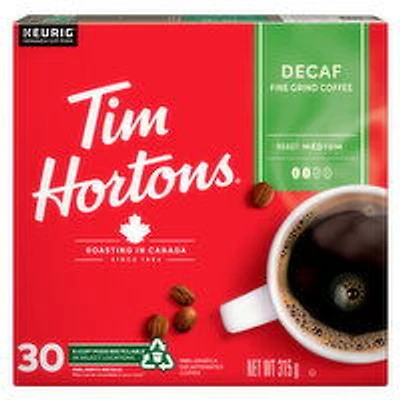 Tim Hortons - Decaf Coffee K-Cups, Medium Roast, 30 Each