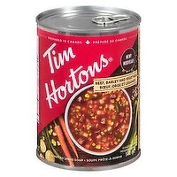 Tim Hortons - Beef, Barley and Vegetable Soup., 540 Millilitre