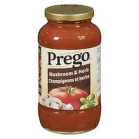 Prego - Pasta Sauce - Mushroom & Herb, 645 Millilitre