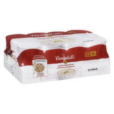 Campbell's - Cream of Mushroom Soup, Case of 12, 12 Each