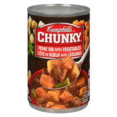 Campbell's - Chunky Prime Rib with Vegetables Soup, 515 Millilitre
