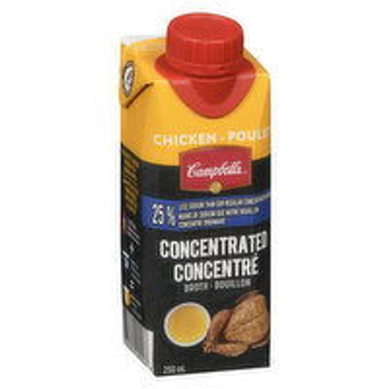 Campbell - Concentrated Low Salt Chicken Broth, 250 Millilitre