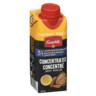 Campbell - Concentrated Low Salt Chicken Broth, 250 Millilitre