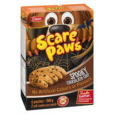 Dare - Scare Paws - Spooky Chocolate Chip, 6 Each