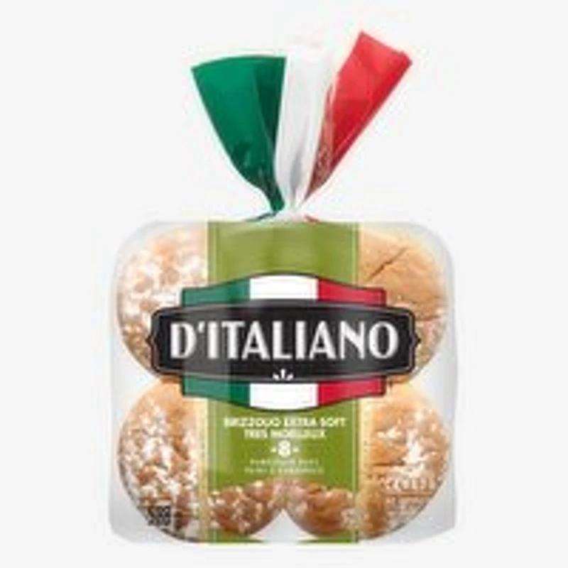 D'Italiano - Brizzolio Hamburger Buns, 8 Each