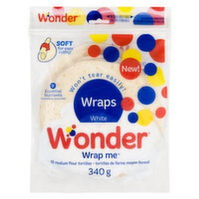 Wonder - Flour Tortillas, Medium 10 Pack, 340 Gram