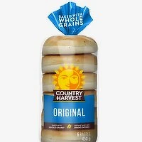 Country Harvest - Original Bagels, 6 Each