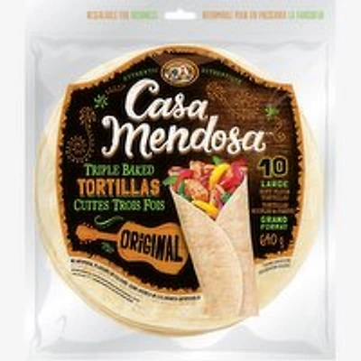 Casa Mendosa - Original Large Tortillas, 640 Gram