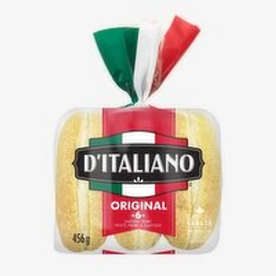 D'Italiano - Original Sausage Buns, 6 Each