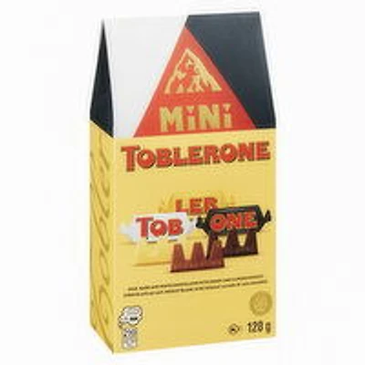 Toblerone - Tiny Assorted Milk Chocolates with Honey and Almond Nougat, 120 Gram