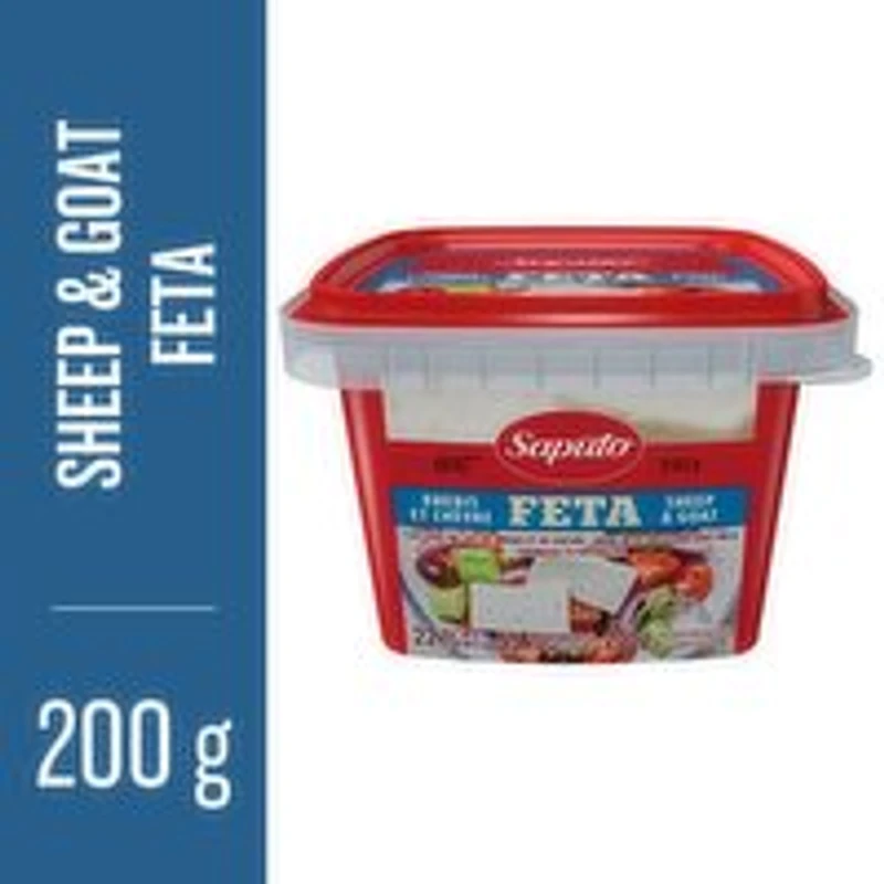 Saputo - Sheep & Goat Feta Cheese, 200 Gram