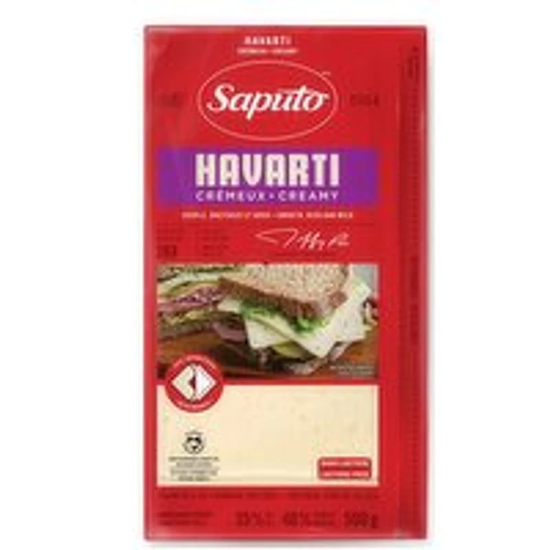 Saputo - Sliced Cheese - Havarti, 500 Gram
