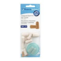 Pharmasystems - P/S EAR PLUG TAPERED SOFT FIT TAN, 10 Each