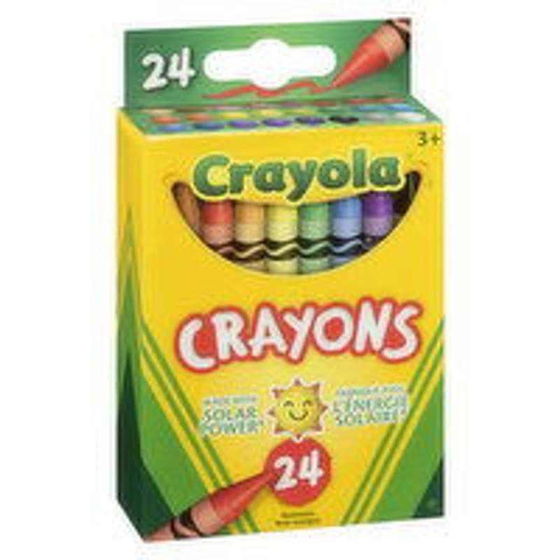 Crayola - CRAYOLA CRAYONS 24'S, 24 Each