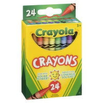 Crayola - CRAYOLA CRAYONS 24'S, 24 Each