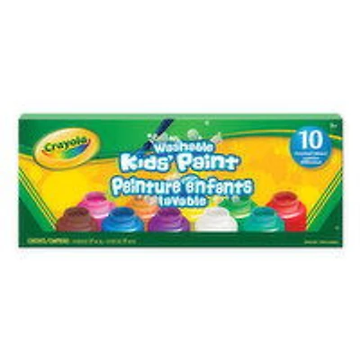 Crayola - Washable Kids Paint, 10 Each